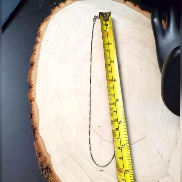 Sterling Silver 925 Box Chain Necklace - Picture 2 of 3